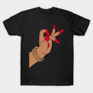 Indian classical dance Mudra T-Shirt